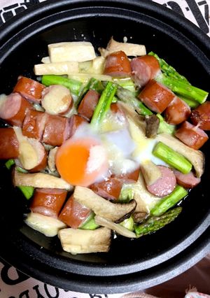 ウインナーとアスパラのチーズ焼き-レシピのメイン写真