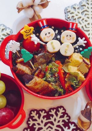 お弁当に♡キャンディチーズゆきだるま-レシピのメイン写真