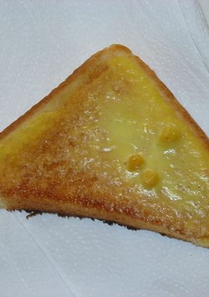 しみ×②コーンスープのもろこしトースト♬-レシピのメイン写真