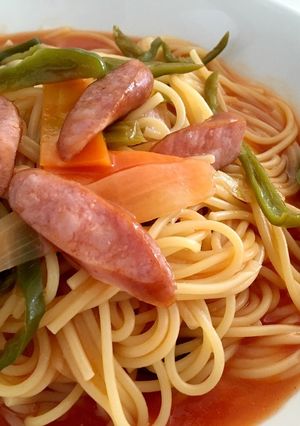 【ホットクック】具沢山汁だくナポリタン！-レシピのメイン写真