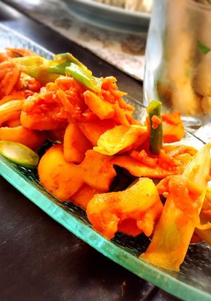 いかのもろみ漬けとネギの炒め物-レシピのメイン写真