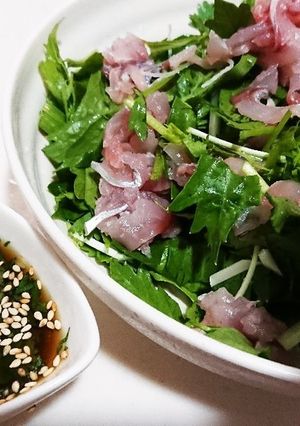 鯵のアジアンサラダ-レシピのメイン写真