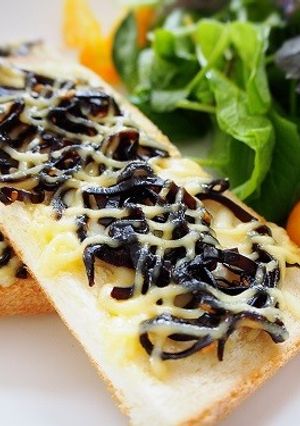 ごま昆布でチーズトースト-レシピのメイン写真