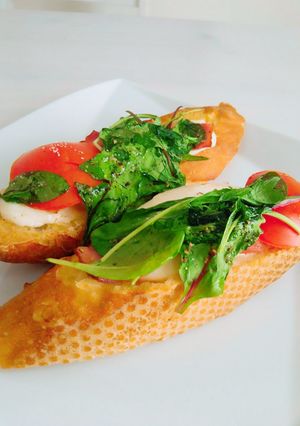 魚焼きグリルでモッツァレラチーズパニーニ-レシピのメイン写真