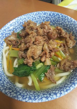 四人前の昼ごはん★肉うどん-レシピのメイン写真