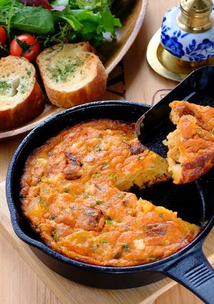 旅する焼エビ☆スパニッシュオムレツ！-レシピのメイン写真