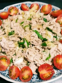 冬野菜⛄の冷しゃぶサラダ♪(^q^)✳☺-レシピのメイン写真