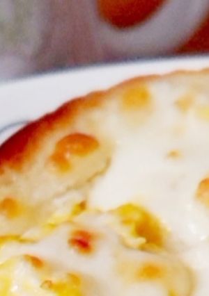 簡単スクランブルエッグトースト-レシピのメイン写真