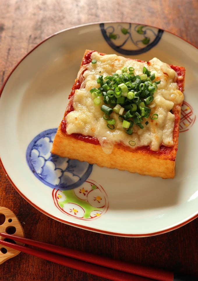厚揚げのトマトチーズ焼き-レシピのメイン写真
