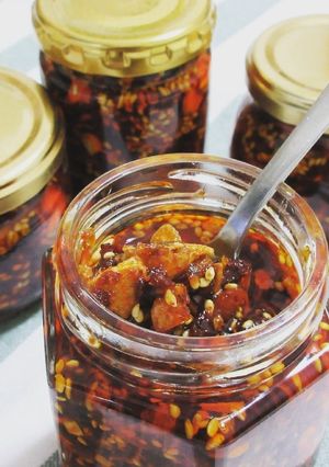 ザクザク具だくさん！手作り食べるラー油-レシピのメイン写真