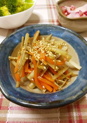美味しい！お惣菜のきんぴらごぼう-レシピのメイン写真