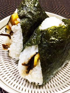 ✿たくあんしそ昆布おにぎり✿-レシピのメイン写真
