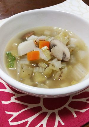 残り野菜で和風（？）ミネストローネ-レシピのメイン写真