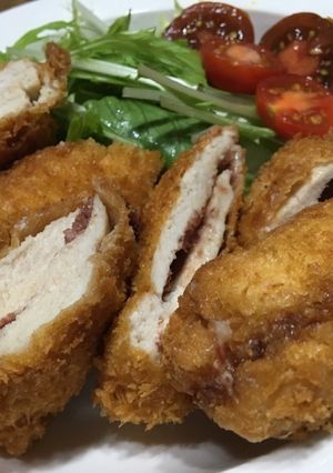 コンビーフマヨ入りチキンカツ-レシピのメイン写真