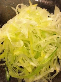 簡単☆白髪ねぎの代わりに-レシピのメイン写真