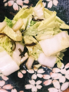 白菜と塩昆布のマリネ-レシピのメイン写真