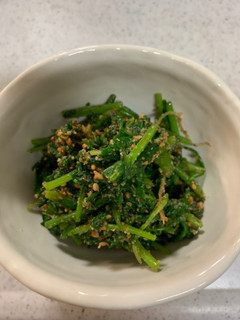 とれたて春菊の胡麻和え-レシピのメイン写真