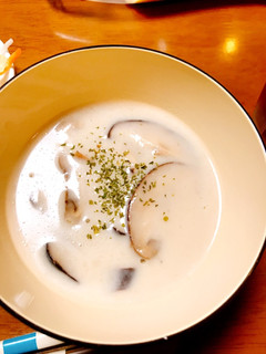 干し椎茸のクリームスープ-レシピのメイン写真