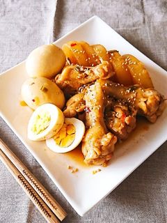 ほろりと美味しい手羽元と大根の韓国煮☆-レシピのメイン写真