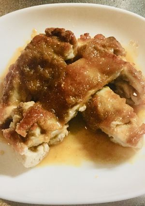 雑な男料理：生姜醤油のチキンステーキ-レシピのメイン写真