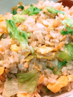 シャキシャキレタスの鮭炒飯-レシピのメイン写真