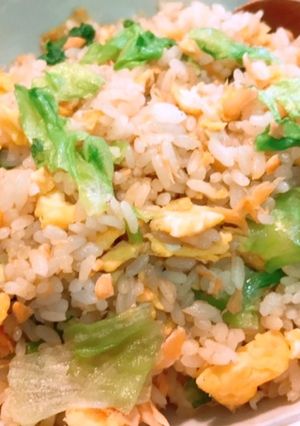 シャキシャキレタスの鮭炒飯-レシピのメイン写真