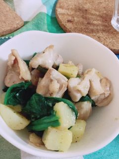 とり肉とじゃがいもの柚子胡椒炒め-レシピのメイン写真