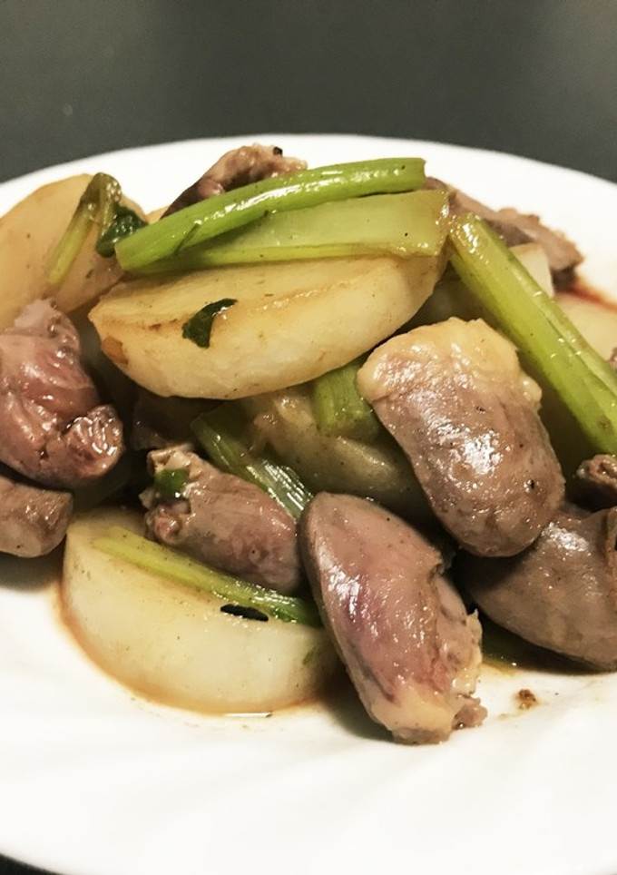 鶏ハツとカブのあっさり柔らか炒め-レシピのメイン写真