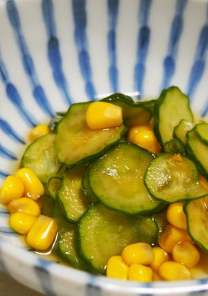 きゅうりとコーンの酢の物♪-レシピのメイン写真