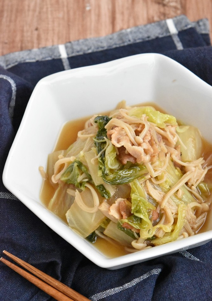豚バラ白菜とえのきのうま煮-レシピのメイン写真
