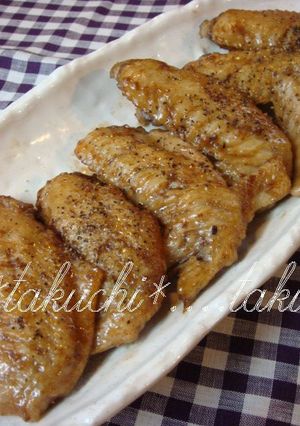 鶏手羽先のハニーバルサミコ煮込み-レシピのメイン写真