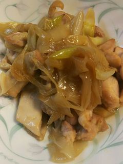 白ネギと 鶏肉 炒め煮-レシピのメイン写真