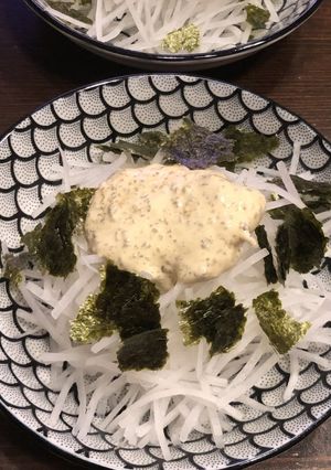 大根サラダ☆梅の醤油漬けだれマヨ-レシピのメイン写真