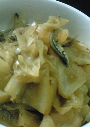 キャベツとジャコの炒め煮-レシピのメイン写真