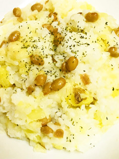 発見■塩ジャガ&納豆のモチモチ食感ライス-レシピのメイン写真
