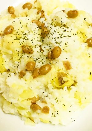 発見■塩ジャガ&納豆のモチモチ食感ライス-レシピのメイン写真