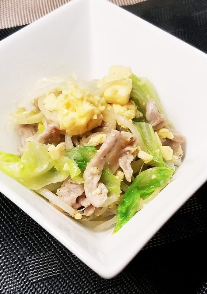 豚肉とレタスのマヨたま炒め-レシピのメイン写真