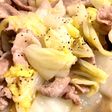 白菜と豚コマの炒め煮