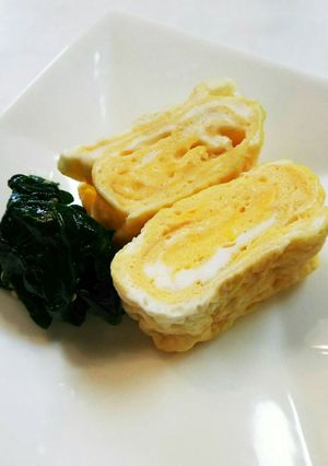 お弁当 鶏ガラスープの素で玉子焼き-レシピのメイン写真