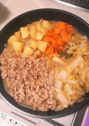 味滲みる☆牛バラ切り落としで白菜肉じゃが-レシピのメイン写真