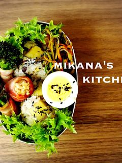 さつまいもおこわおにぎり弁当♪♪-レシピのメイン写真