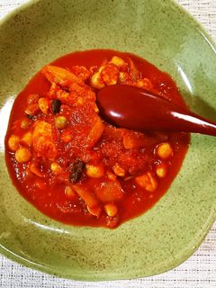 お豆いっぱいのトマトスープ-レシピのメイン写真