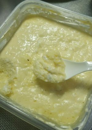 レンジで超簡単☆スコップチーズケーキ-レシピのメイン写真