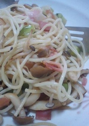 ブロッコリーの茎パスタ-レシピのメイン写真