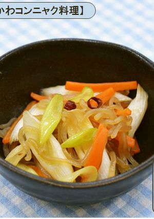 手軽な和のおかず＊白滝と長葱の金平風-レシピのメイン写真