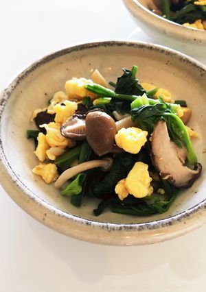 ほうれん草ときのこのポン酢和え-レシピのメイン写真