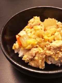 *豚肉と野菜、豆腐の卵とじ【幼児食】*-レシピのメイン写真