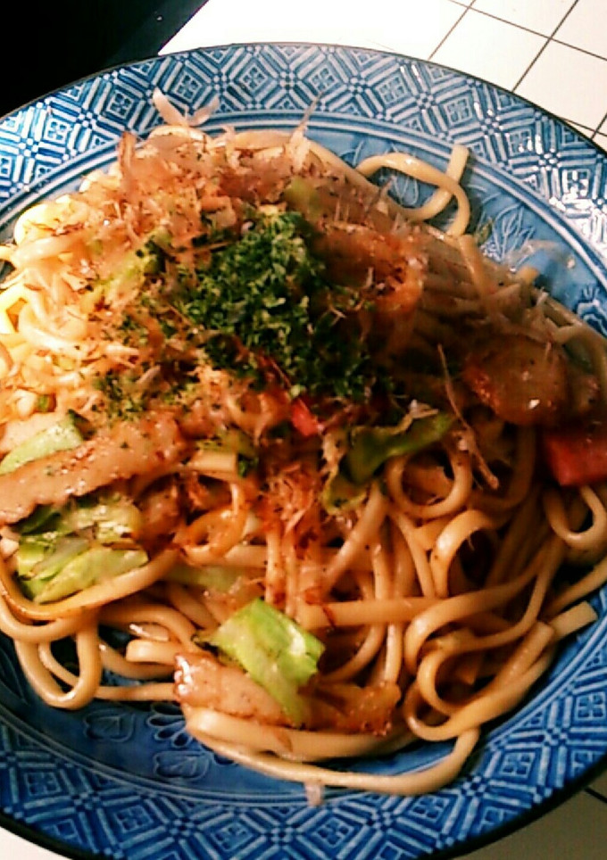 ちゃんぽん麺で和風焼きそば～-レシピのメイン写真