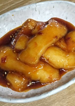 切り餅でトッポギ風-レシピのメイン写真