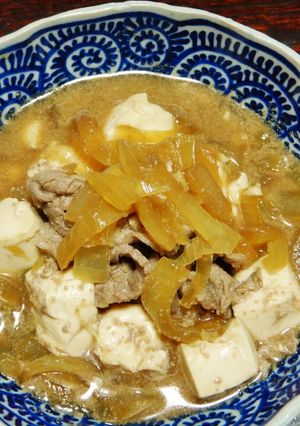 寒い日にあったか肉豆腐・簡単、鍋ひとつ！-レシピのメイン写真